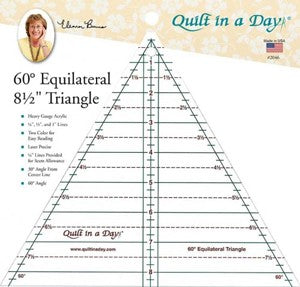 Règle Triangle 60 Degrés 8,5 Pouces Quilt in a Day