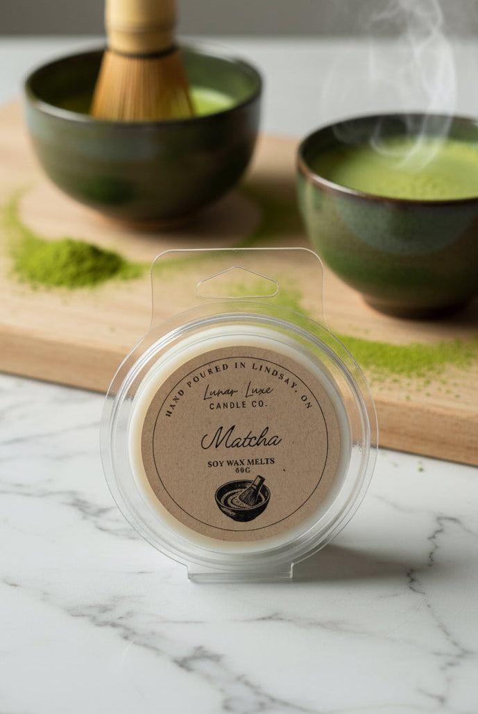 Fondants de cire au matcha