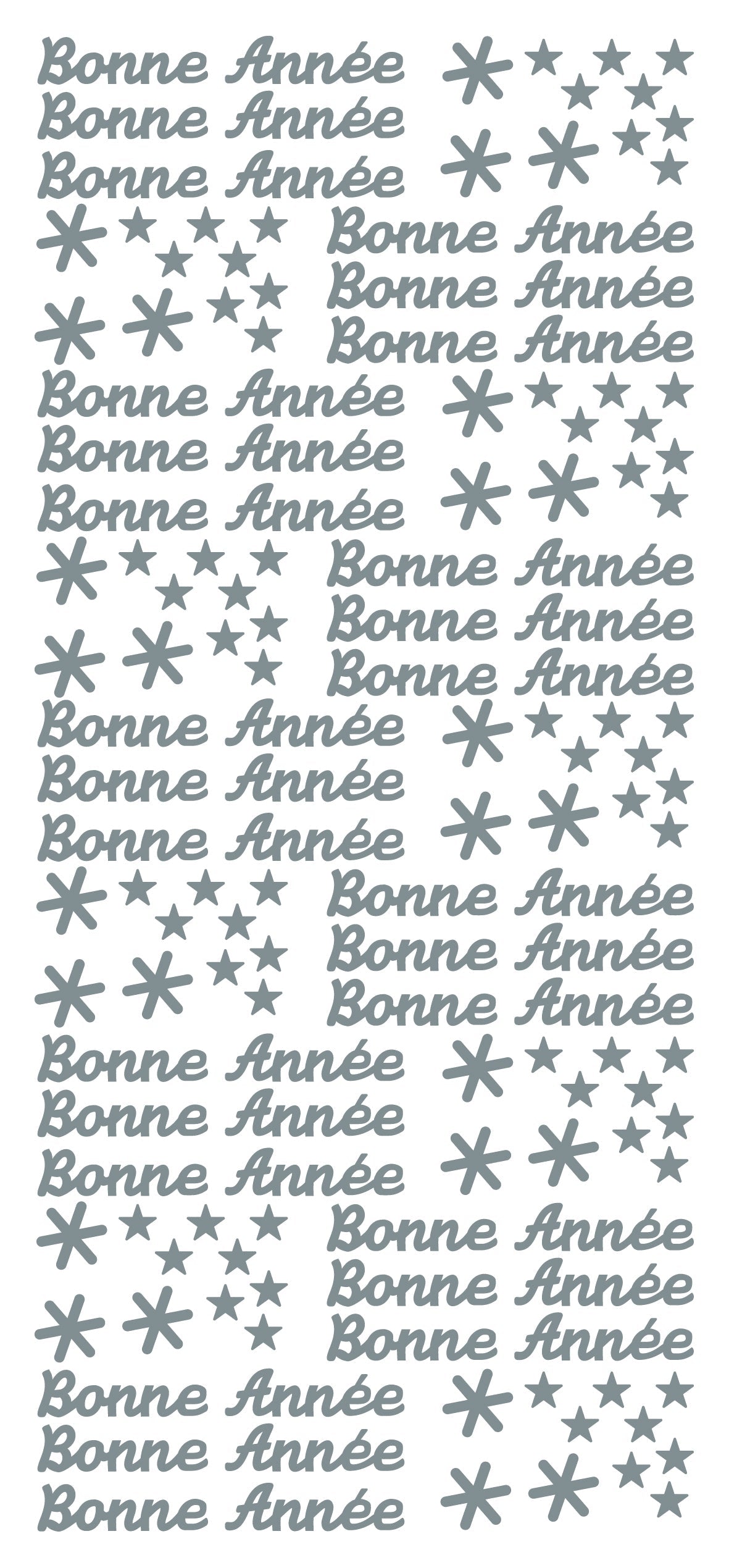 Autocollants à décoller - Bonne Année
