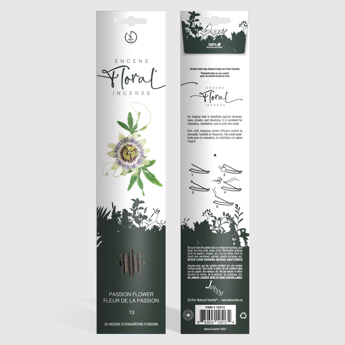 Bâtonnets d'encens Fleur de la Passion florale n° 13
