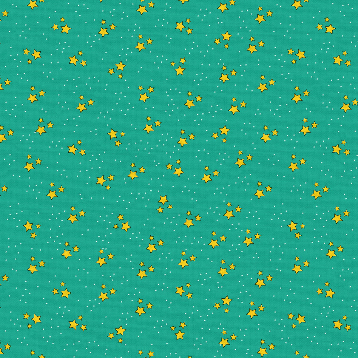 Un conte de fées royal - Étoiles - Menthe par Paintbrush Studio Fabric