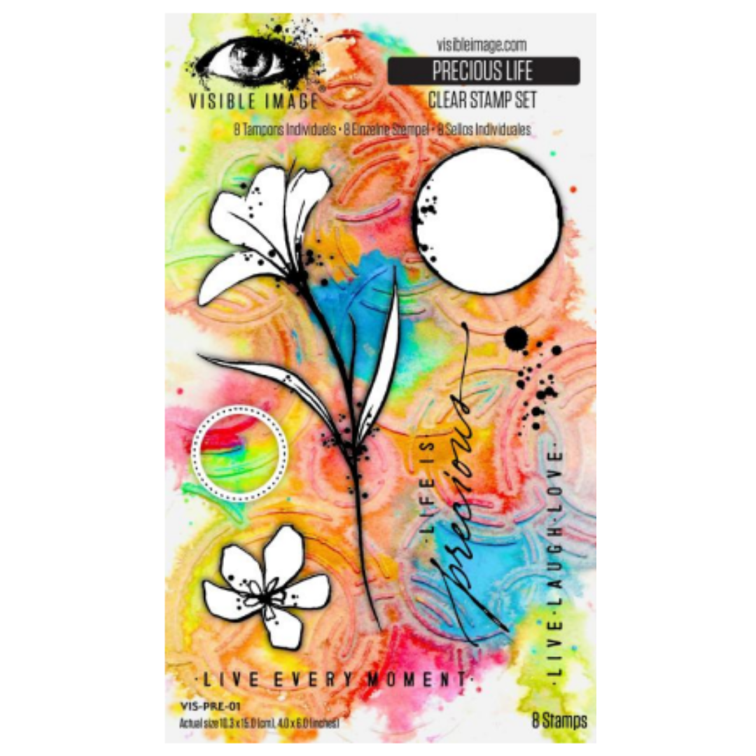 Visible Image Precious Life Lot de tampons 10 x 15 cm