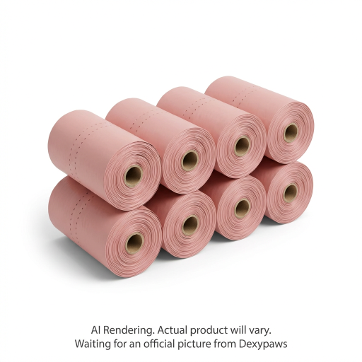 Blush Pink Poop Bags 120ct