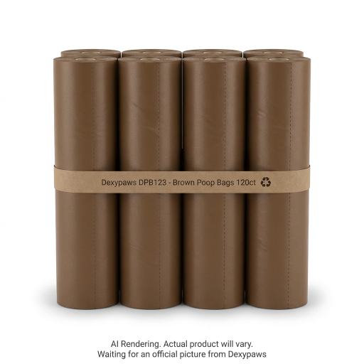 Brown Poop Bags 120ct