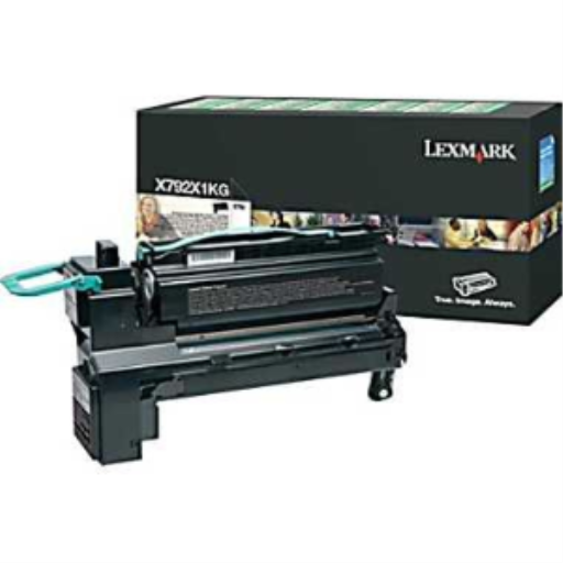 Cartouche de toner noire Lexmark X792 avec programme de retour, 20 000 pages