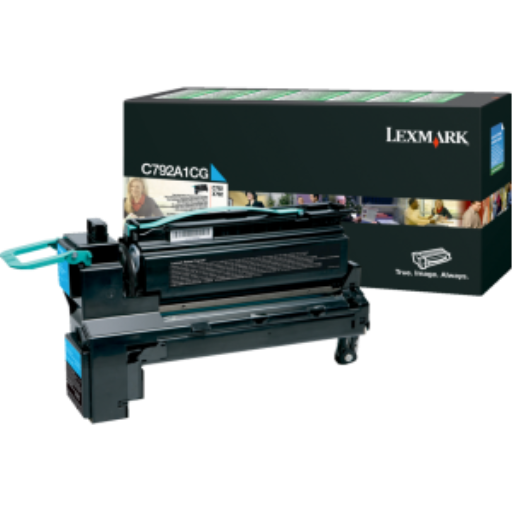 Lexmark C792, X792 Cyan Return Program Print Cartri