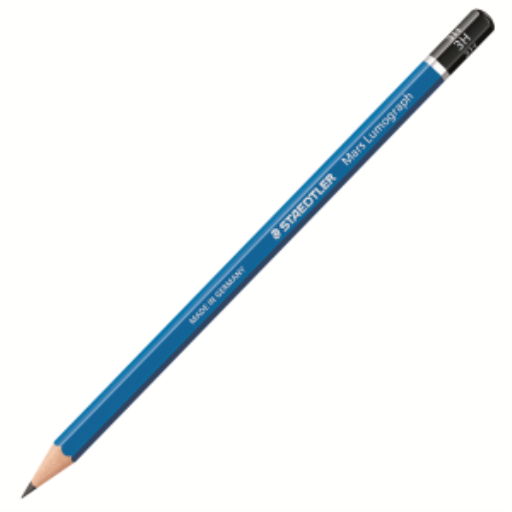 100-3H CRAYON LUMOGRAPH STAEDTLER-Mars 3H