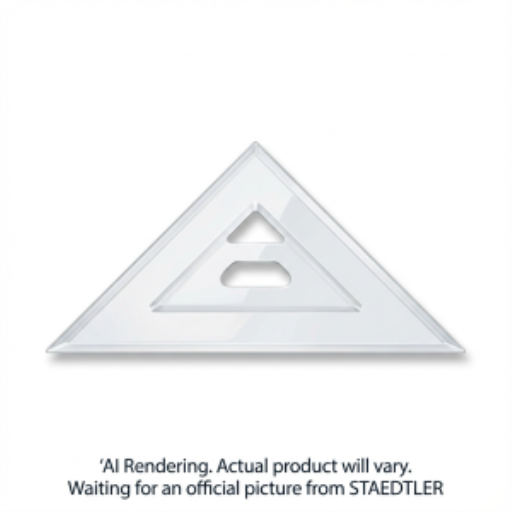 Set square clear acryl.12'' 45/90