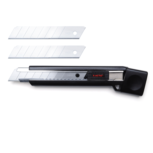 Couteau universel X-Acto, lames sécables, idéal pour les coupes intensives, 1 unité