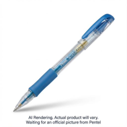 Krazy Pop Iridescent Gel Pen, (1.0mm) Blue + Metallic Gold