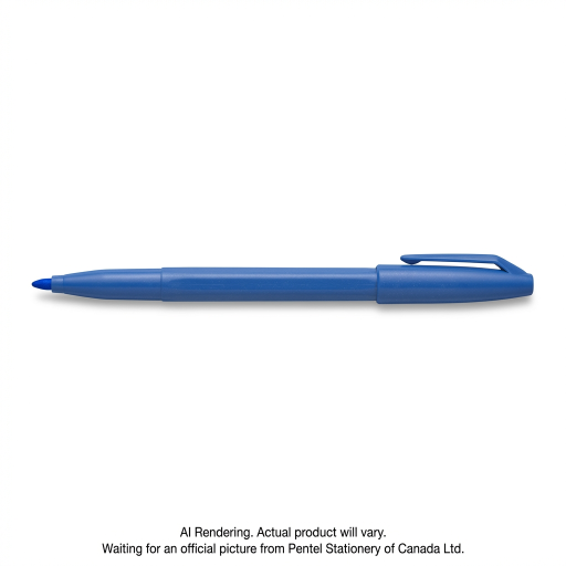 Pentel Arts Sign Pen, pointe feutre (2,0 mm), encre bleue