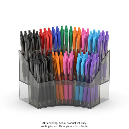 EnerGel-X, (0.7mm), Assorted Ink Colors, Open Stock Display, 120PCS