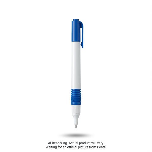 Stylo correcteur Pentel pointe fine 4,2 ml, présentoir en vrac, 24 pièces