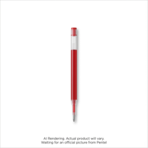 Recharges pour stylo-bille rétractable Pentel Floatune, pointe 0,5 mm, encre rouge