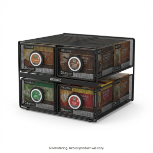 Keurig? Support de rangement en maille à 4 manchons pour capsules K-Cup?