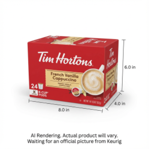Tim Hortons Coffee Single Serve - Thtn Kcup Nat Fr Van Capp 24Ct