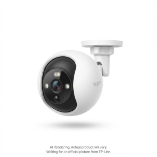 Caméra de sécurité Wi-Fi d'extérieur panoramique/inclinable