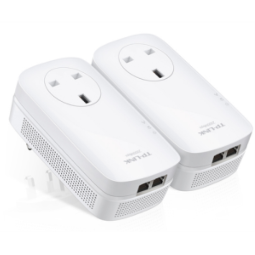 AV2000 2-Port Gigabit Passthrough Powerline Starter Kit
