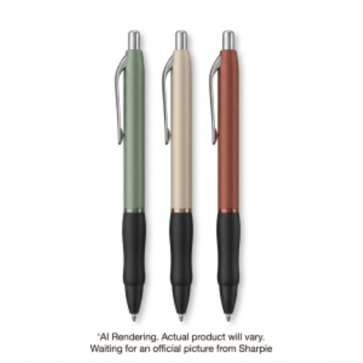 Sharpie S-Gel Mtl Desert Hues 3 pièces 0,7 mm Noir