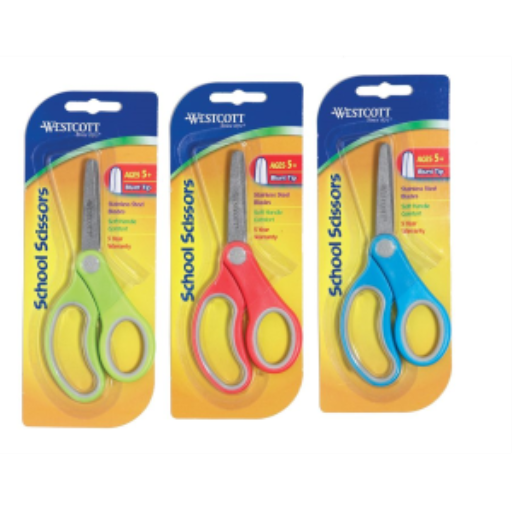 5" Kids Soft Handle Blunt Scissors - Blue /
Ciseaux à bouts ronds et à poignée douce 5 po pour enfants - bleu