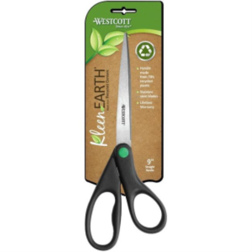 KleenEarth® 9" Straight Basic Black Handle Scissors /
Ciseaux à prise droite de base KleenEarth®, 9 po – noir