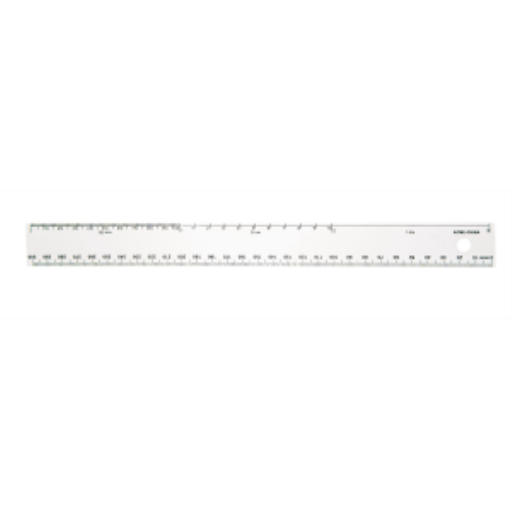 30cm White Plastic Ruler (0.5cm 0-30/0.5cm 0-10/cm 0-10/dm, mm 0-300) / Règle blanche en plastique de 30 cm (0,5 cm 0-30/0,5 cm 0-10/cm 0-10/dm, mm 0-300)