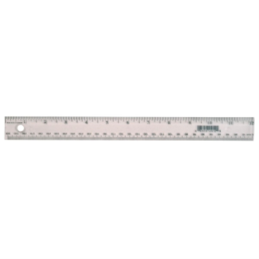 30cm/12” Double Bevel – Inch/Metric Scales /
30cm/12 po deux biseaux – pouces/métrique