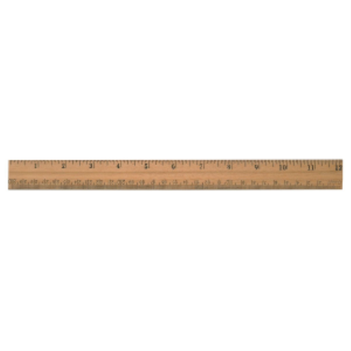 30cm/12" – Inch/Metric, Plain Edge /
30cm/12 po – pouces/métrique – arête ordinaire