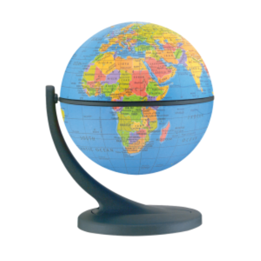 Replogle Wonderglobe 4,3"/10,9 cm de diamètre, globe de bureau océan bleu