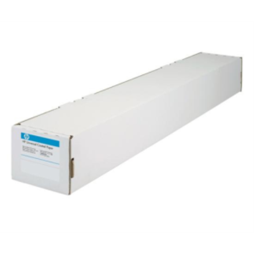 HP Papier couché universel 124 microns (4,9 mil) ? 90 g/m? (24 lb) ? 914 mm x 45,7 m