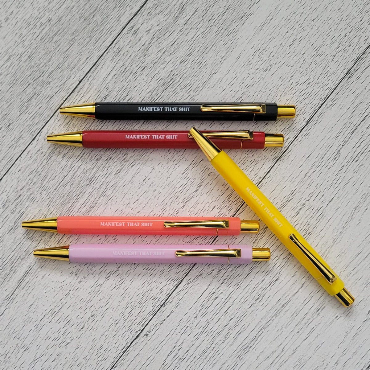Ensemble de stylos Manifest That Shit