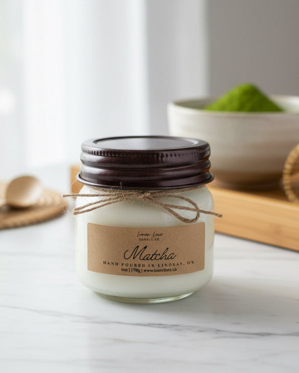 Bougie au matcha - Campagne