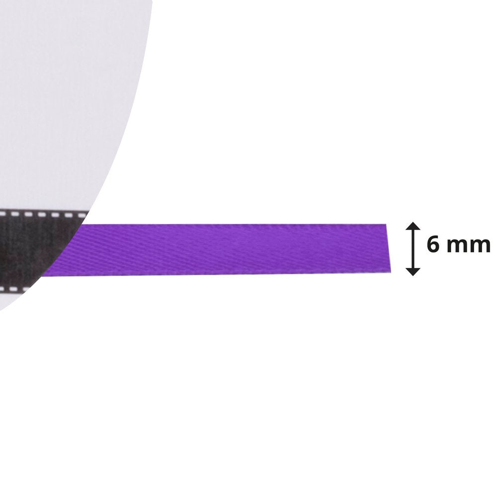 Ruban de satin Vaessen Creative 6 mm x 10 m Violet