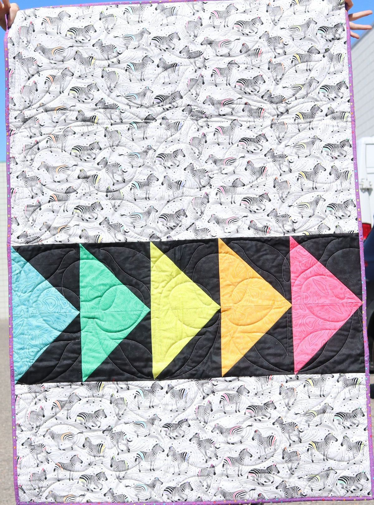Échantillon en magasin - Plaid - Tula Pink Zebra
