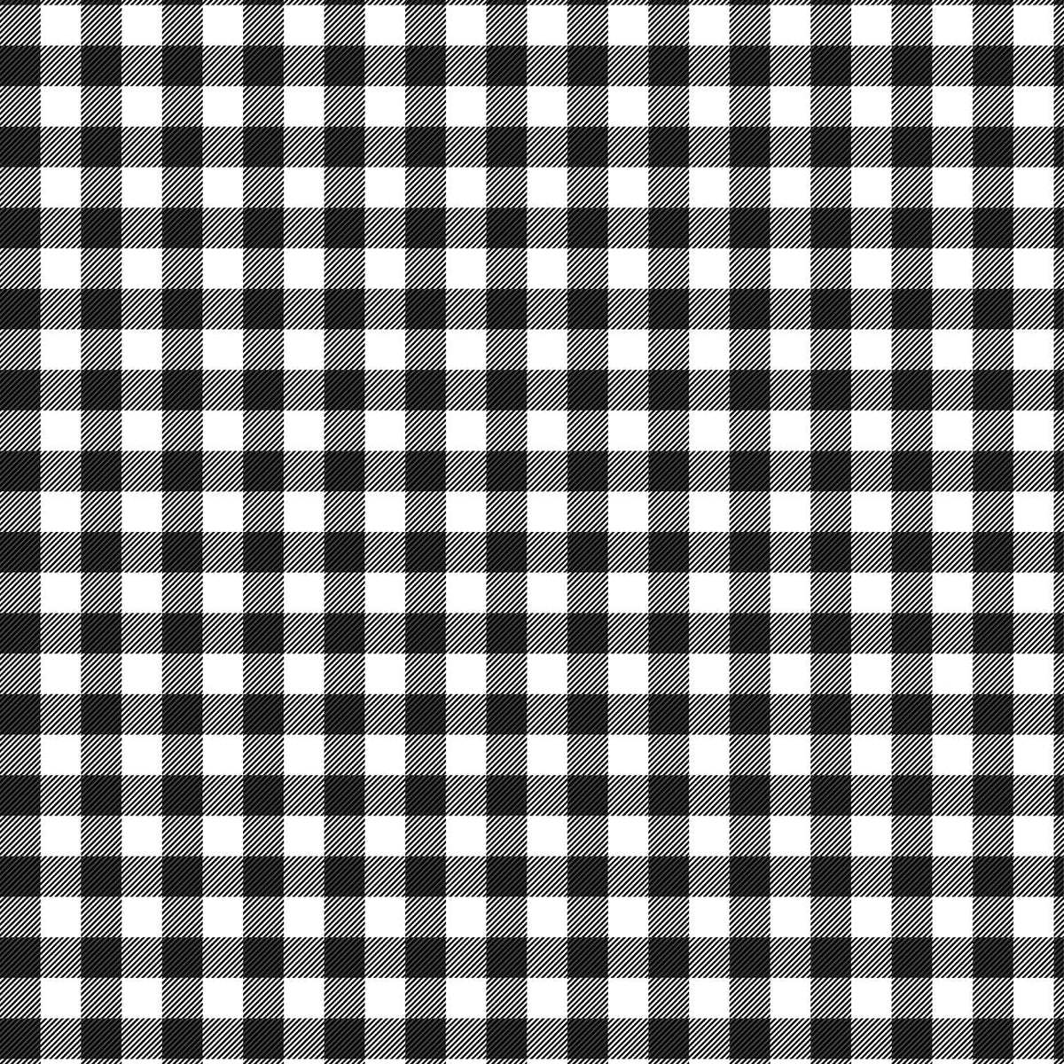 Wilmington Prints' Essentials - Buffalo Check - White/Black