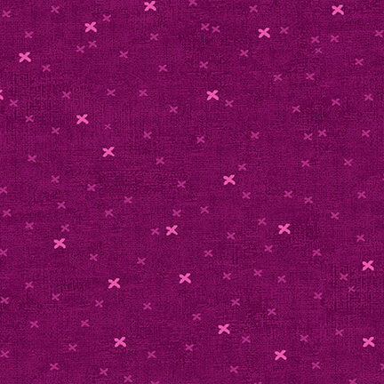 Tissu - En bref - 4512-835 - Croix violettes