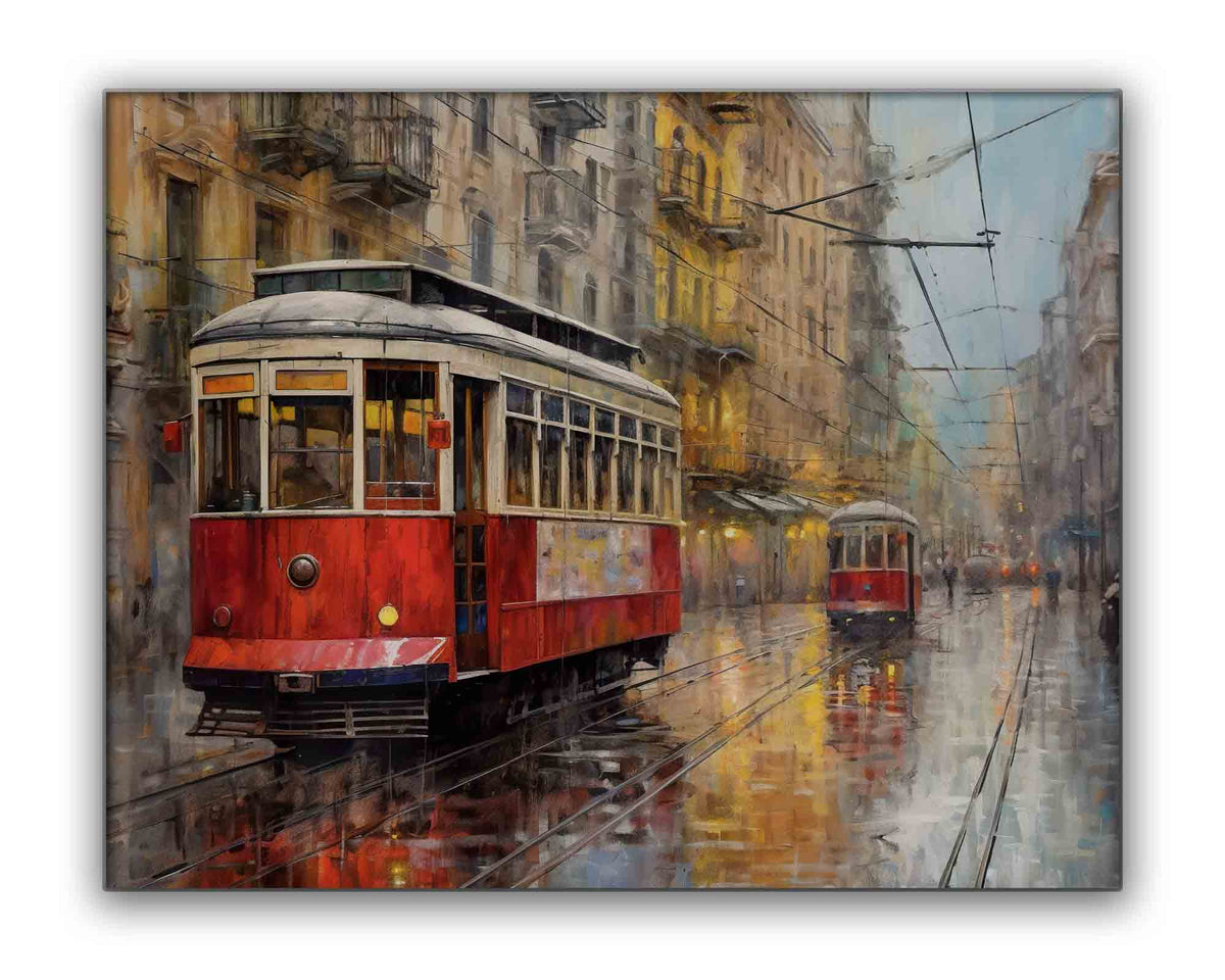 Tramway Rétro 122 x 91 cm