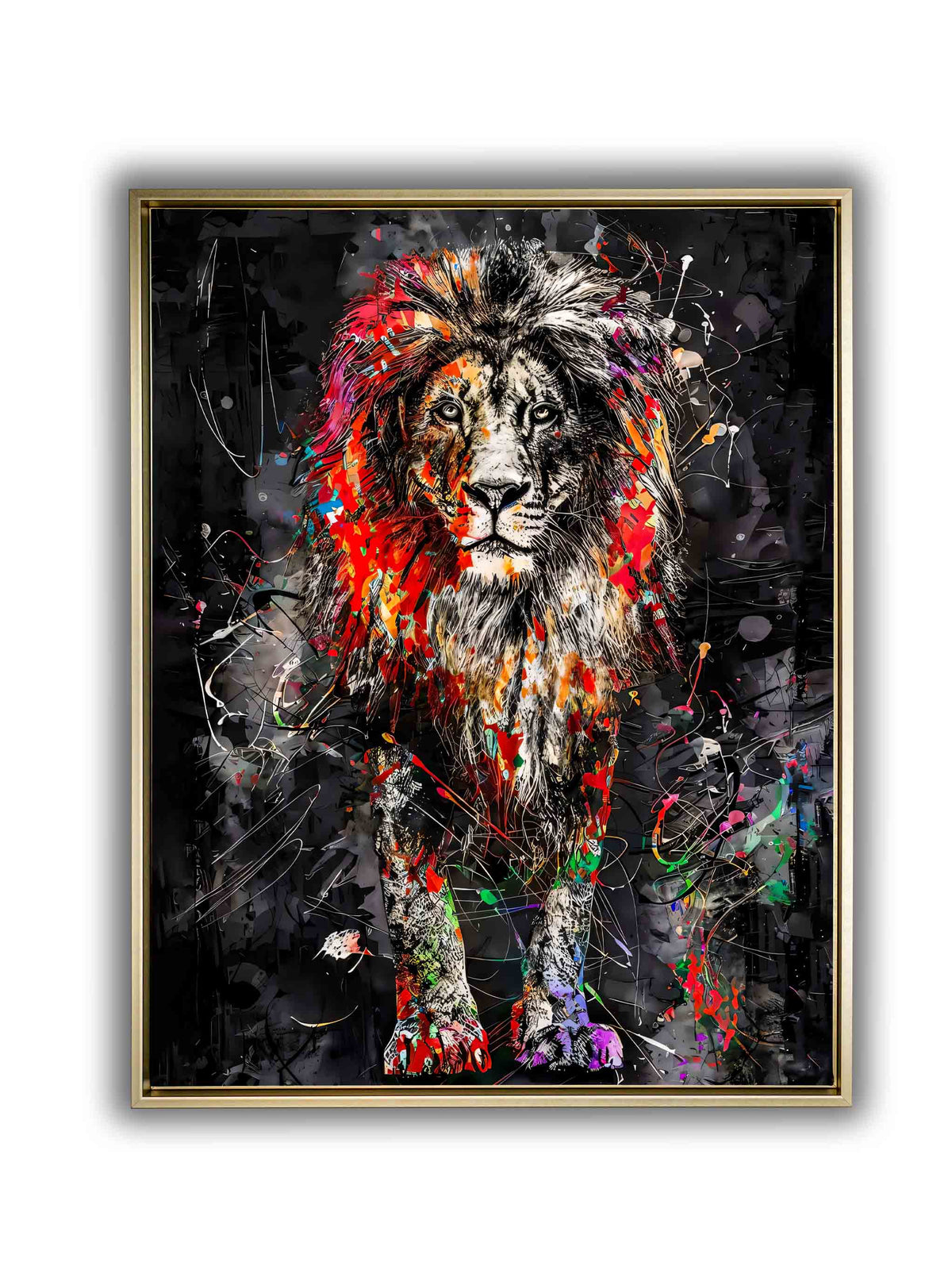 Impression sur toile d'art figuratif "Oncle Leo" 36" x 48"