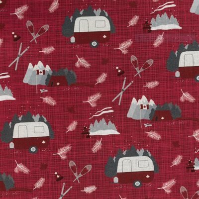 True North 2 par Kate and Birdie Paper Co. - Camping rouge