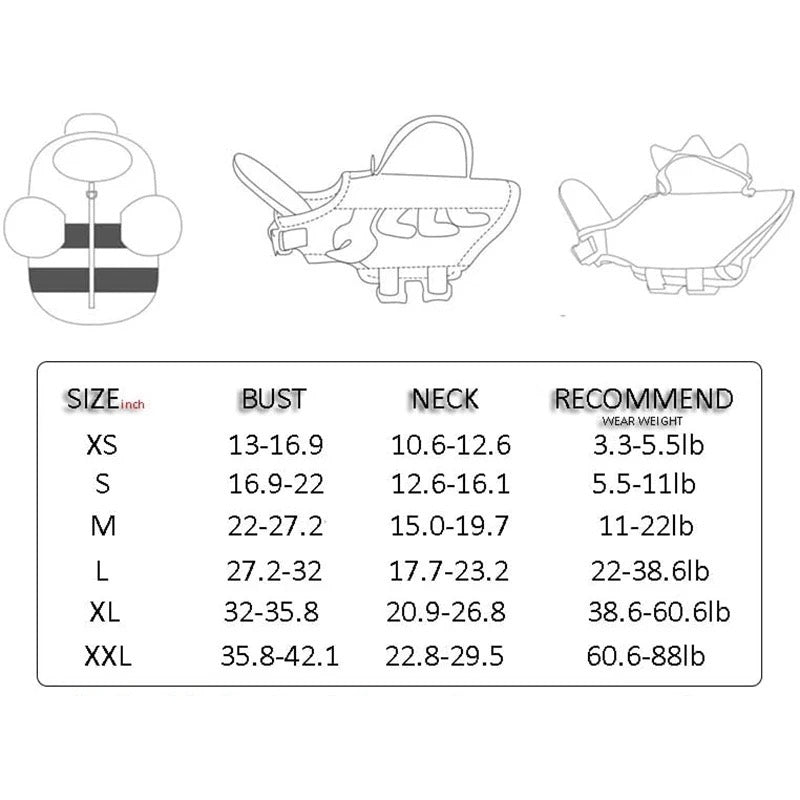 Gilet de sauvetage dinosaure