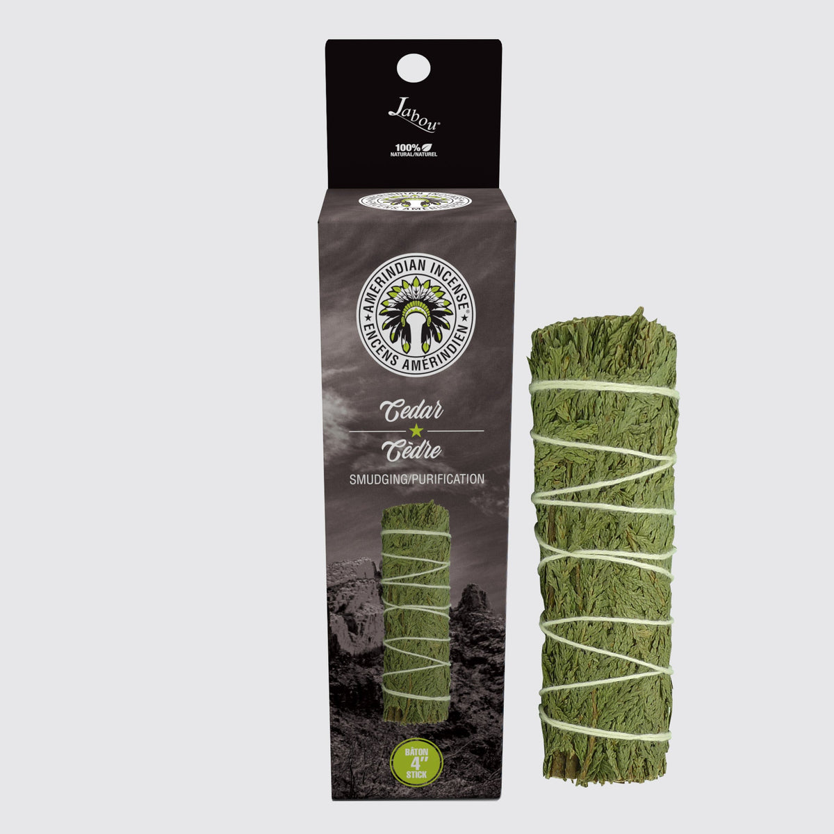 Bâton de fumigation de cèdre 10 cm
