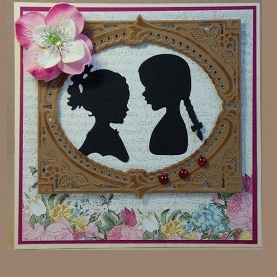 Marianne Design : Matrices de découpe Creatables - Silhouette jeune fille avec queue de cheval