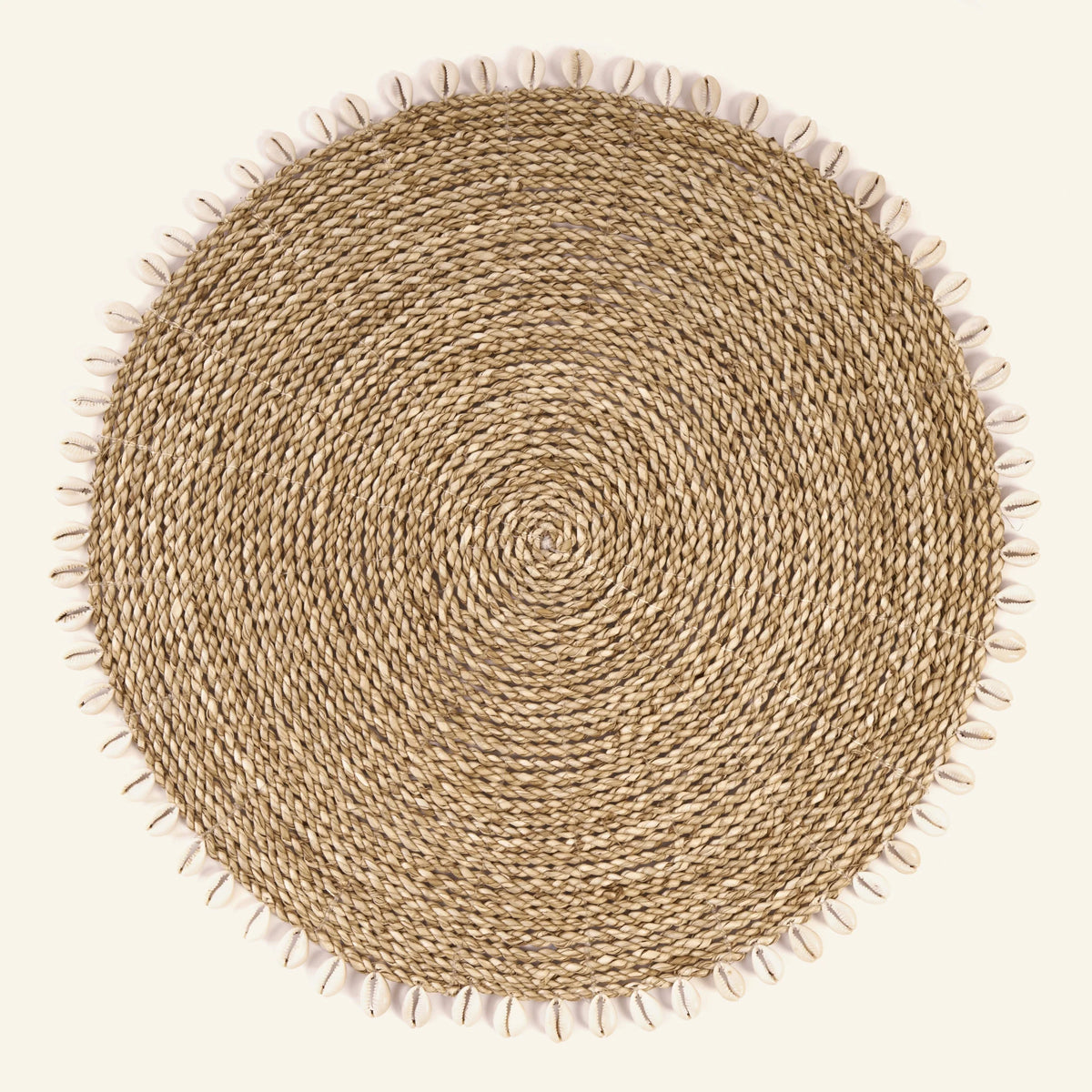 Napperon Seagrass Shell - Naturel