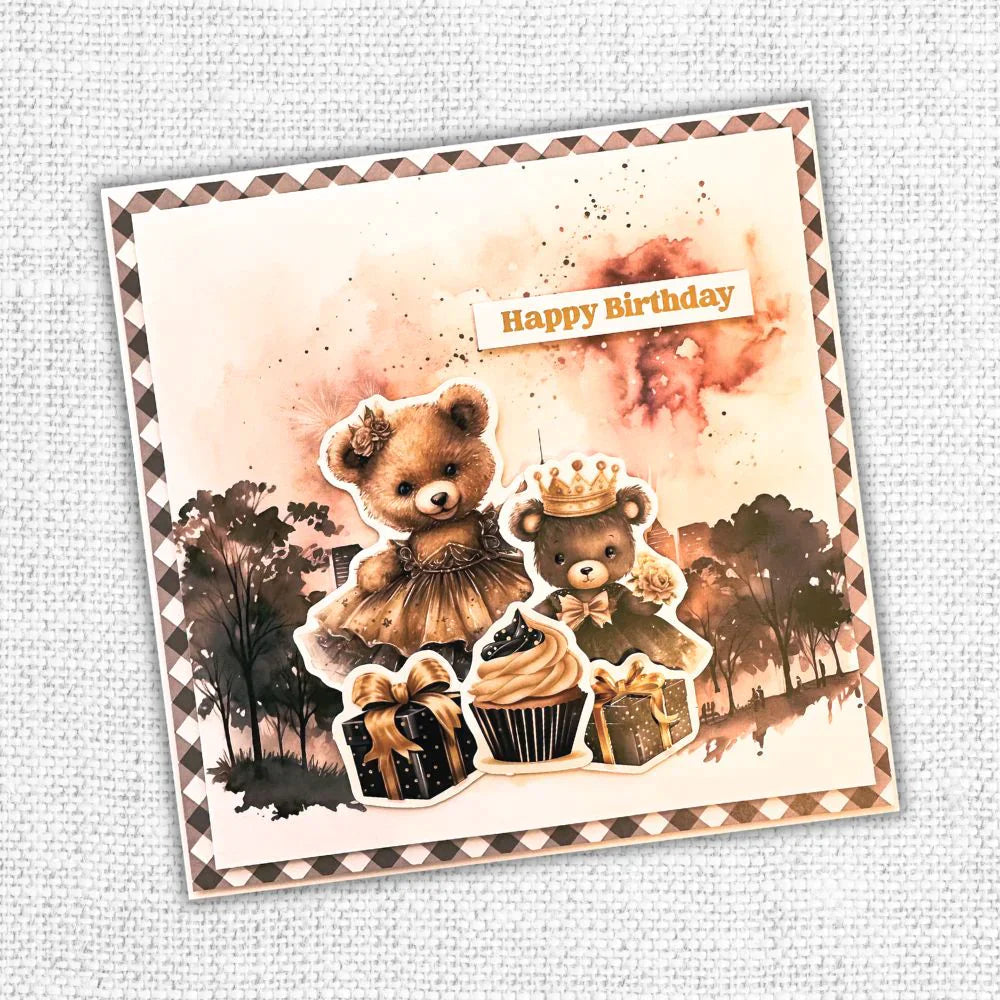 Teddy fête les découpes gaufrées 31383