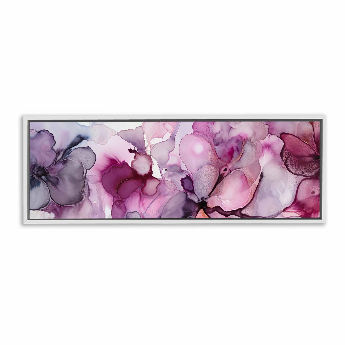 Art mural aquarelle magenta 183 cm x 61 cm