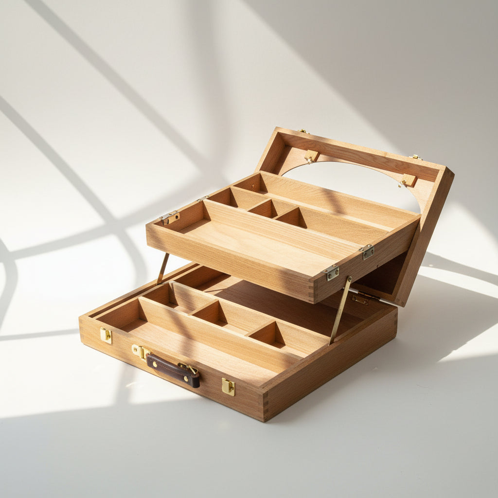 2 Level Storage Artist Box, 13" x 17" x 4"