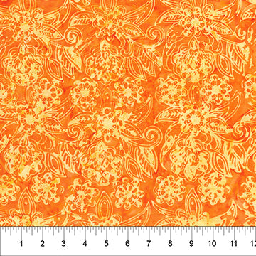 Banyan Batik - Flutter - Pumpkin Orange - 80723-58