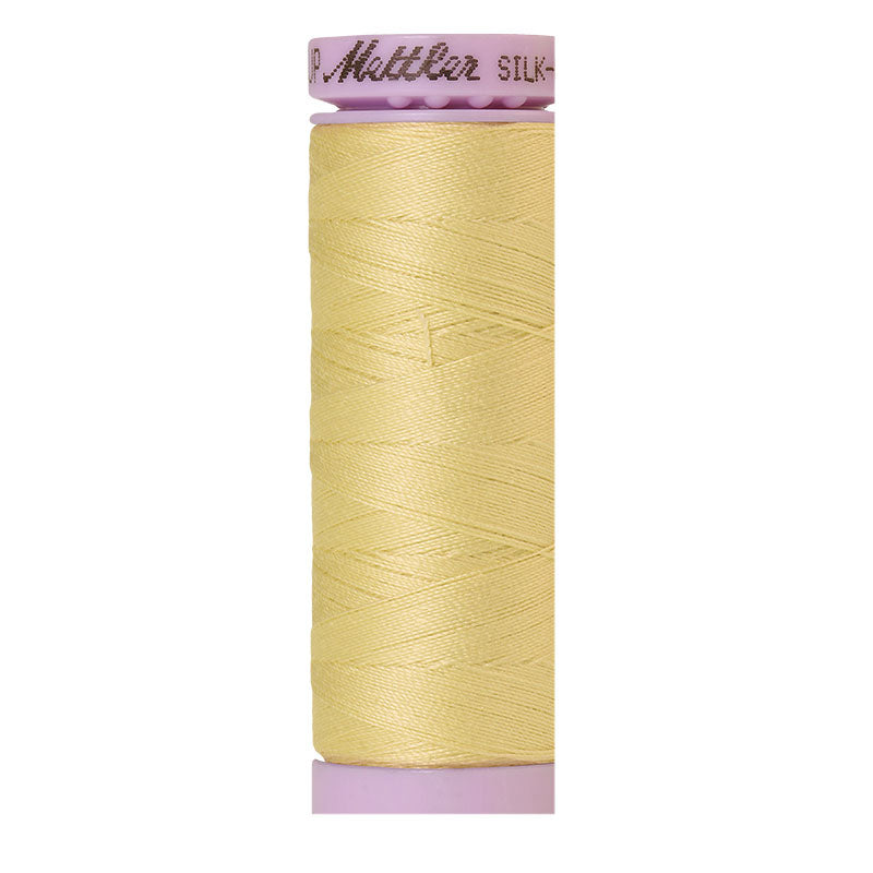 Fil de coton Mettler Silk-finish 50wt, 164 verges/150 m, coloris Lemon Frost