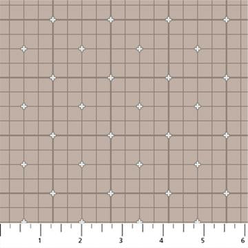 Quadrillage Serenity Basics - Taupe - 92011-14