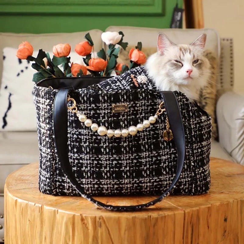 Coco Tweed Pet Carrier – Pet Carrier Bag